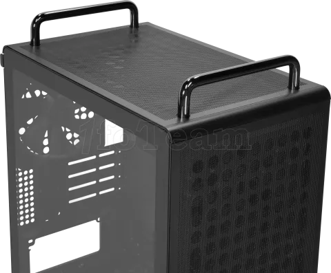 Photo de Boitier Mini Tour Micro ATX  Cooler master Qube 340  avec panneau vitré (Noir)
