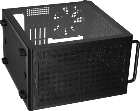 Photo de Boitier Mini Tour Micro ATX  Cooler master Qube 340  avec panneau vitré (Noir)