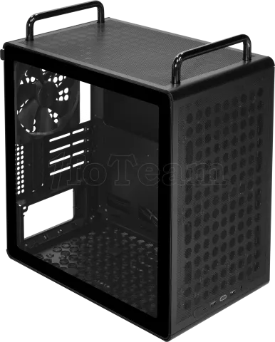 Photo de Boitier Mini Tour Micro ATX  Cooler master Qube 340  avec panneau vitré (Noir)
