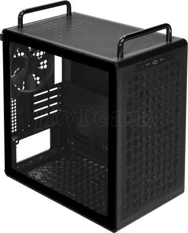 Photo de Boitier Mini Tour Micro ATX  Cooler master Qube 340  avec panneau vitré (Noir)