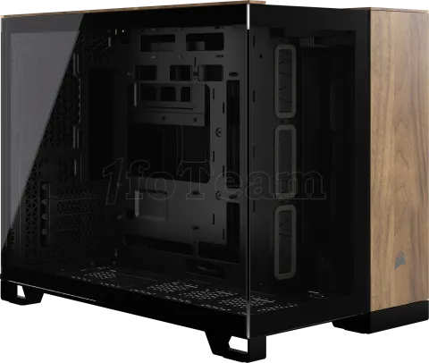 Photo de Boitier Mini Tour Micro ATX Corsair 2500X avec panneaux vitrés (Noir/Marron)