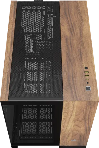 Photo de Boitier Mini Tour Micro ATX Corsair 2500X avec panneaux vitrés (Noir/Marron)