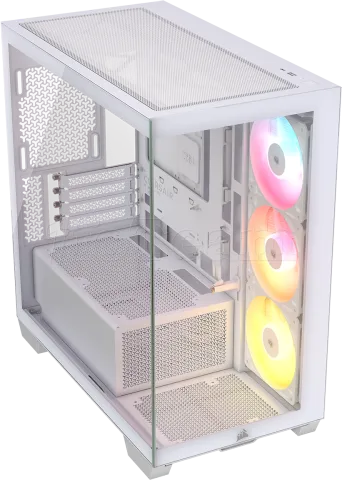 Photo de Boitier Mini Tour Micro ATX Corsair 2800X RS-R RGB avec panneaux vitrés (Blanc)