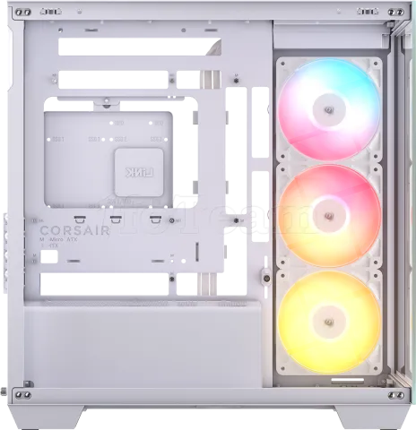 Photo de Boitier Mini Tour Micro ATX Corsair 2800X RS-R RGB avec panneaux vitrés (Blanc)