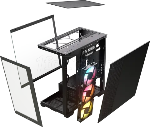 Photo de Boitier Mini Tour Micro ATX Corsair 2800X RS-R RGB avec panneaux vitrés (Noir)