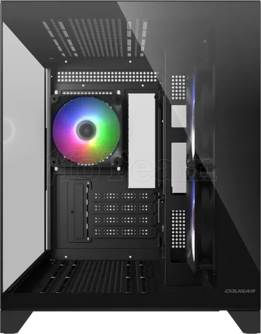 Photo de Boitier Mini Tour Micro ATX Cougar FV150 Mini RGB avec panneaux vitrés (Noir)
