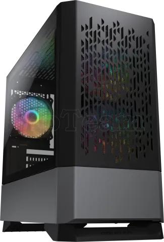 Photo de Boitier Mini Tour Micro ATX Cougar MG140 Air RGB avec panneau vitré (Noir)