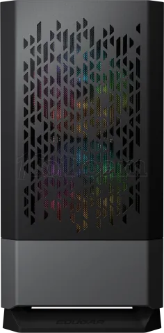 Photo de Boitier Mini Tour Micro ATX Cougar MG140 Air RGB avec panneau vitré (Noir)