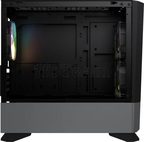 Photo de Boitier Mini Tour Micro ATX Cougar MG140 Air RGB avec panneau vitré (Noir)