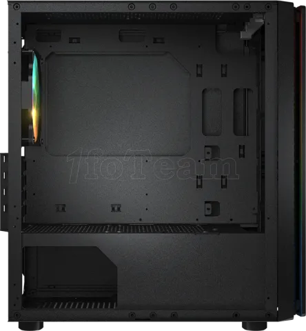 Photo de Boitier Mini Tour Micro ATX Cougar Purity RGB avec panneau vitré (Noir)