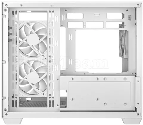 Photo de Boitier Mini Tour Micro ATX DeepCool CG330 3F RGB avec panneaux vitrés (Blanc)
