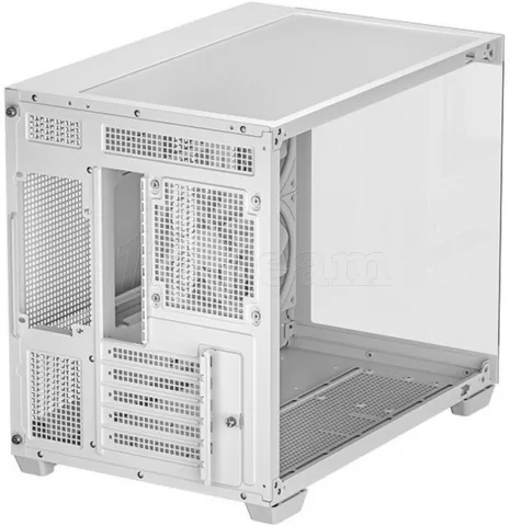 Photo de Boitier Mini Tour Micro ATX DeepCool CG330 3F RGB avec panneaux vitrés (Blanc)