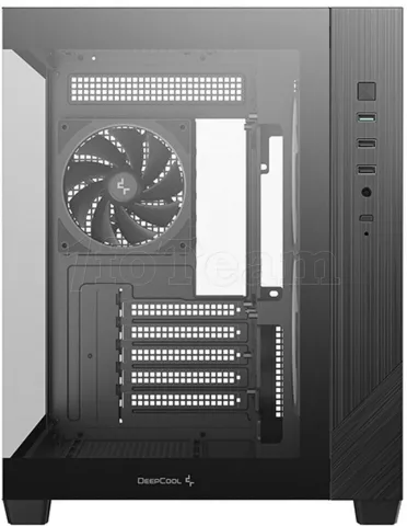 Photo de Boitier Mini Tour Micro ATX DeepCool CG330 3F RGB avec panneaux vitrés (Noir)