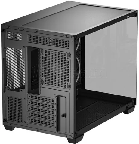 Photo de Boitier Mini Tour Micro ATX DeepCool CG330 3F RGB avec panneaux vitrés (Noir)