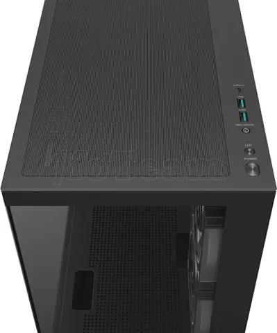 Photo de Boitier Mini Tour Micro ATX DeepCool CG380 3F avec panneaux vitrés (Noir)