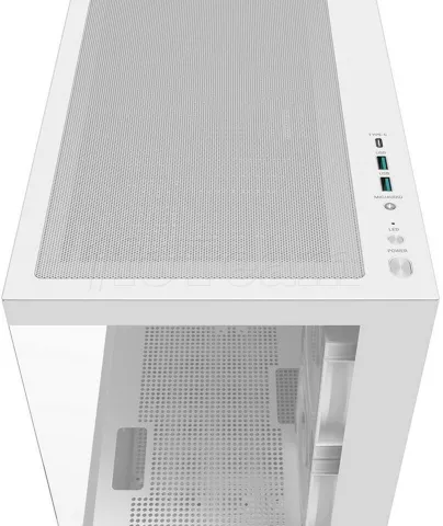 Photo de Boitier Mini Tour Micro ATX DeepCool CG380 3F RGB avec panneaux vitrés (Blanc)