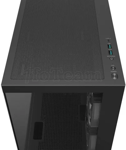 Photo de Boitier Mini Tour Micro ATX DeepCool CG380 3F RGB avec panneaux vitrés (Noir)