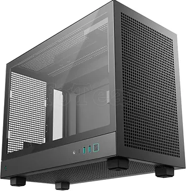 Photo de Boitier Mini Tour Micro ATX DeepCool CH160 Plus avec panneau vitré (Noir)