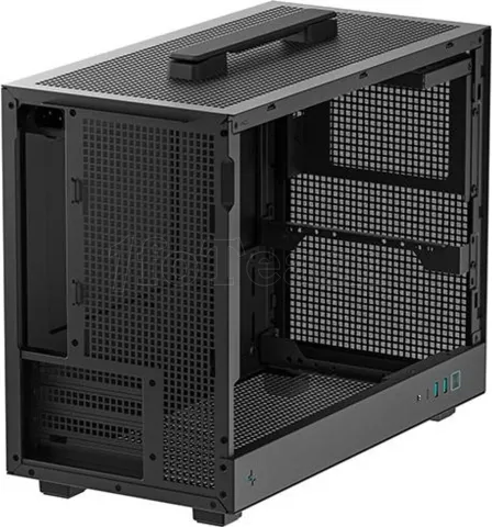 Photo de Boitier Mini Tour Micro ATX DeepCool CH160 Plus avec panneau vitré (Noir)