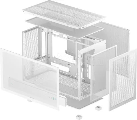 Photo de Boitier Mini Tour Micro ATX DeepCool CH260 avec panneau vitré (Blanc)