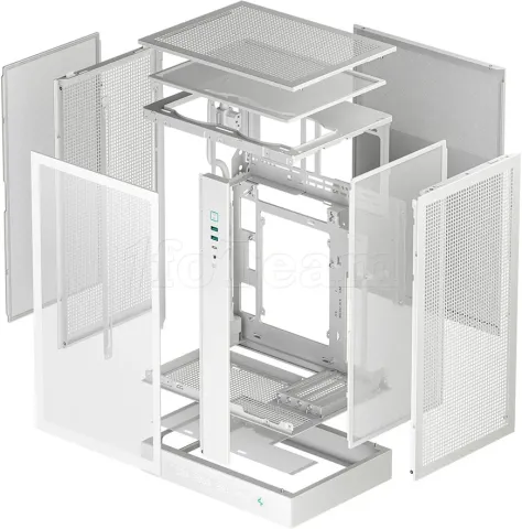Photo de Boitier Mini Tour Micro ATX DeepCool CH270 Digital avec panneau vitré (Blanc)