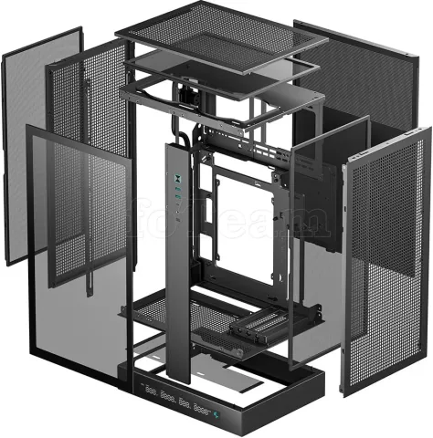 Photo de Boitier Mini Tour Micro ATX DeepCool CH270 Digital avec panneau vitré (Noir)