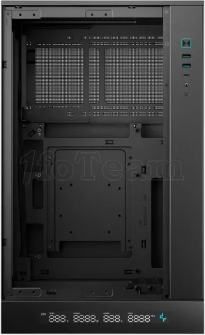 Photo de Boitier Mini Tour Micro ATX DeepCool CH270 Digital avec panneau vitré (Noir)