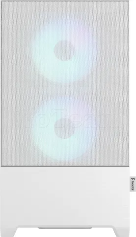 Photo de Boitier Mini Tour Micro ATX Fractal Design Pop Mini Air RGB Avec panneau vitré (Blanc)