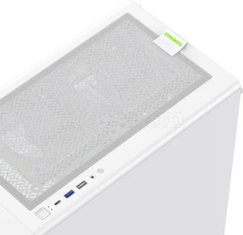 Photo de Boitier Mini Tour Micro ATX Gamemax Aeris 330 ARGB avec panneau vitré (Blanc