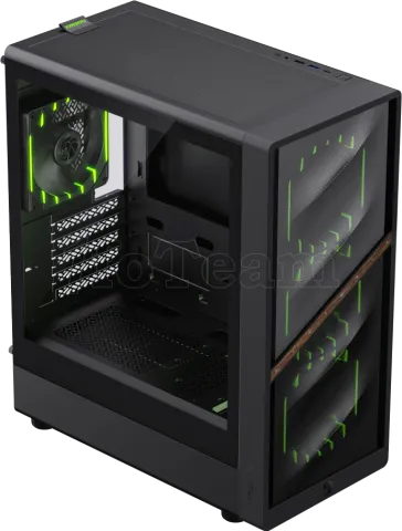 Photo de Boitier Mini Tour Micro ATX Gamemax Aeris 330 Mesh RGB avec panneau vitré (Noir)