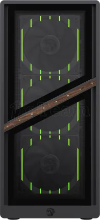 Photo de Boitier Mini Tour Micro ATX Gamemax Aeris 330 RGB avec panneau vitré (Noir)