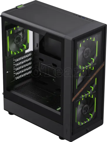 Photo de Boitier Mini Tour Micro ATX Gamemax Aeris 330 RGB avec panneau vitré (Noir)