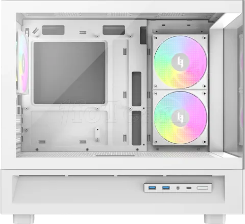 Photo de Boitier Mini Tour Micro ATX Gamemax Nex C31 RGB  avec panneaux vitrés (Blanc)