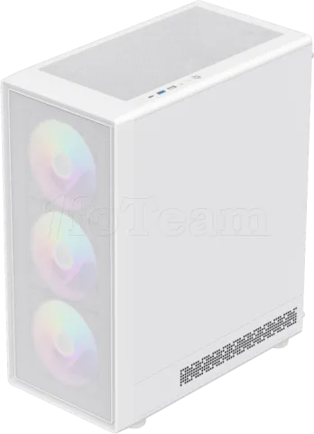 Photo de Boitier Mini Tour Micro ATX Gamemax Storm 2 RGB avec panneau vitré (Blanc)