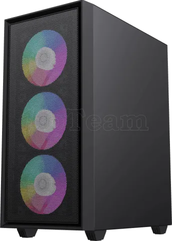 Photo de Boitier Mini Tour Micro ATX Gamemax Storm RGB avec panneau vitré (Noir)