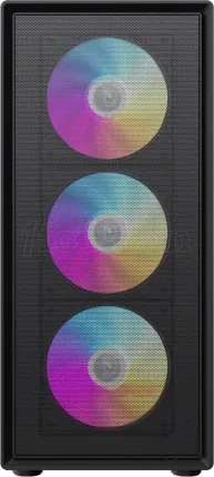 Photo de Boitier Mini Tour Micro ATX Gamemax Storm RGB avec panneau vitré (Noir)