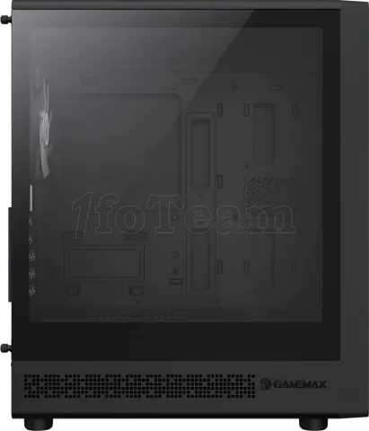 Photo de Boitier Mini Tour Micro ATX Gamemax Storm RGB avec panneau vitré (Noir)