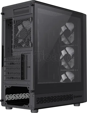 Photo de Boitier Mini Tour Micro ATX Gamemax Storm RGB avec panneau vitré (Noir)