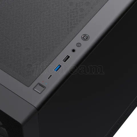 Photo de Boitier Mini Tour Micro ATX Gamemax Storm RGB avec panneau vitré (Noir)