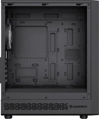 Photo de Boitier Mini Tour Micro ATX Gamemax Storm RGB avec panneau vitré (Noir)