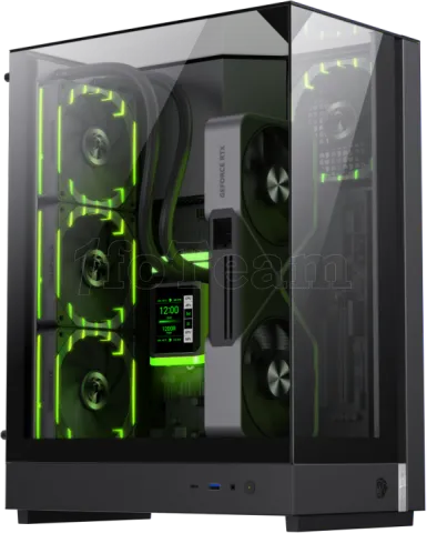 Photo de Boitier Mini Tour Micro ATX Gamemax T20 RGB avec panneaux vitrés (noir)