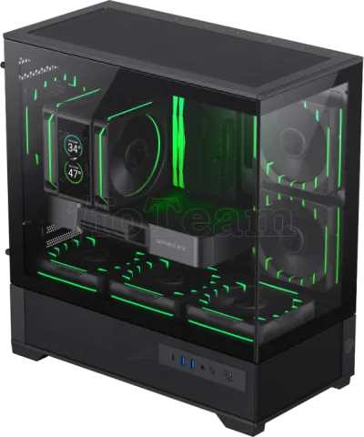 Photo de Boitier Mini Tour Micro ATX Gamemax Vista 2 ARGB  avec panneaux vitrés (Noir)