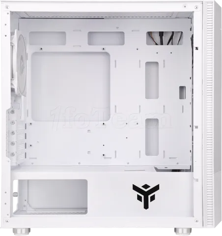 Photo de Boitier Mini Tour Micro ATX iTek Liflig 41 RGB avec panneau vitré (Blanc)