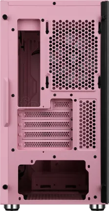 Photo de Boitier Mini Tour Micro ATX iTek Liflig 41 RGB avec panneau vitré (Rose)