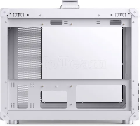 Photo de Boitier Mini Tour Micro-ATX Jonsbo C6 Max avec panneau vitré (Blanc)