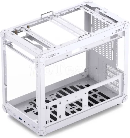 Photo de Boitier Mini Tour Micro-ATX Jonsbo C6 Max avec panneau vitré (Blanc)