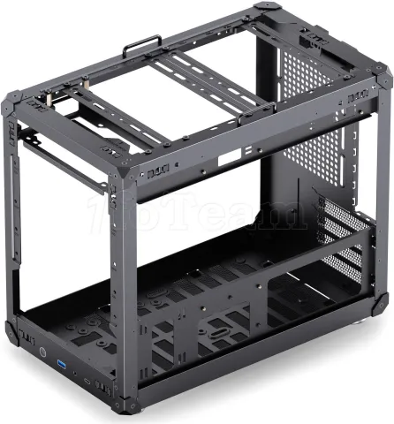 Photo de Boitier Mini Tour Micro-ATX Jonsbo C6 Max avec panneau vitré (Noir)