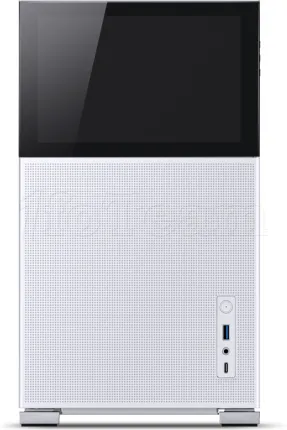 Photo de Boitier Mini Tour Micro ATX Jonsbo D31 Mesh Screen avec panneau vitré (Blanc)