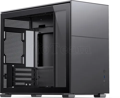 Photo de Boitier Mini Tour Micro ATX Jonsbo D31 Screen avec panneau vitré (Noir)