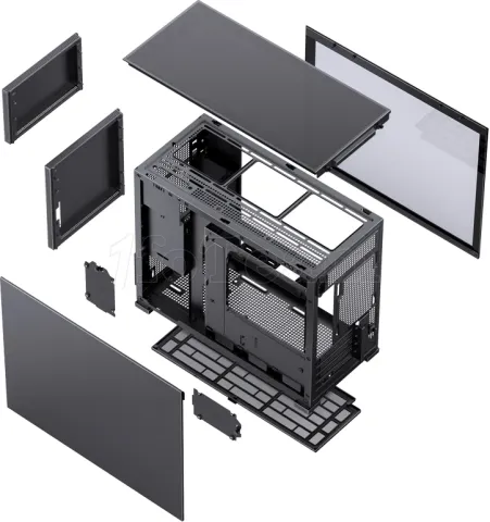 Photo de Boitier Mini Tour Micro ATX Jonsbo D31 Screen avec panneau vitré (Noir)